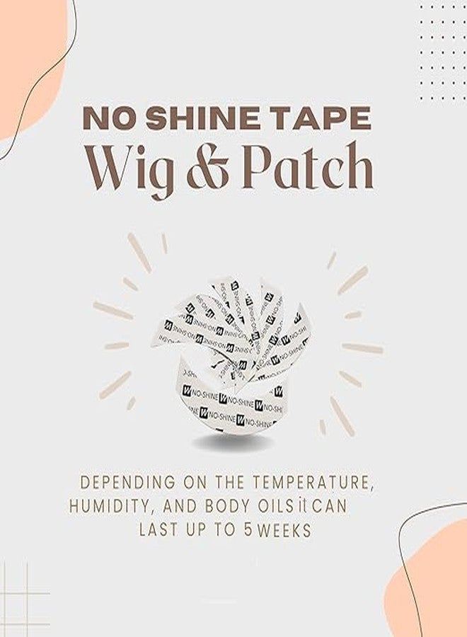 VALUEVIBES No-Shine Waterproof Hair System Tape - Double-Sided, All-Weather Adhesive for Natural Look & Easy Removal(5Pcs) - Image 3
