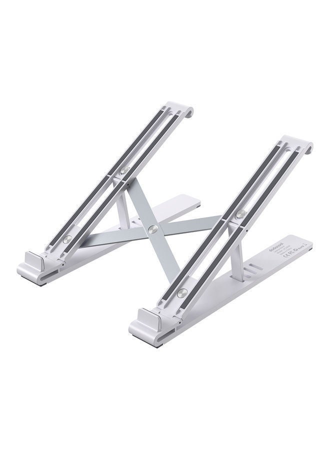 NIBEMINENT Portable Adjustable Tablet Stand Silver  - Image 1