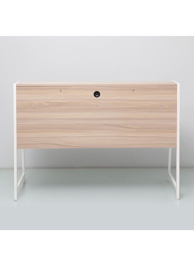 DANUBE HOME Gracyn Study Desk Computer Table Office Desk Workstation Modern PC Laptop Gaming Table Wooden Study Table For Home Office Ash White  - Image 5