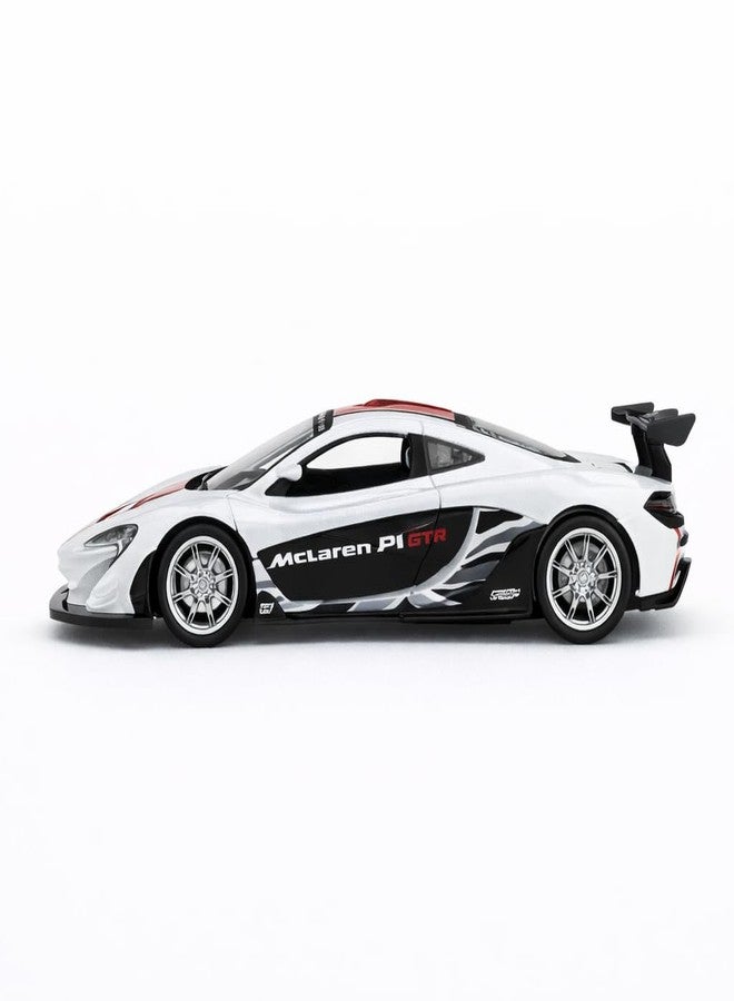 Wizplex MSZ Official Licensed McLaren P1 GTR Diecast Model Car 1:32 Scale | Light & Sound | Pull Back Action | Metal Hypercar Toy | Collectible Display & Gift - Image 3