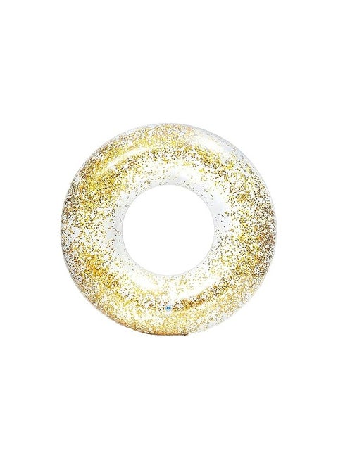 Intex Transparent Glitter Tube Inflatable Swimming Pool Float Raft Ring