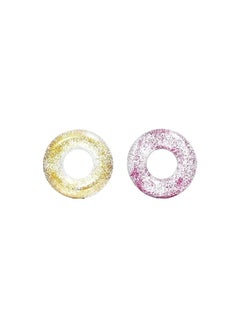 INTEX Intex Transparent Glitter Tube Inflatable Swimming Pool Float Raft Ring  - Image 4