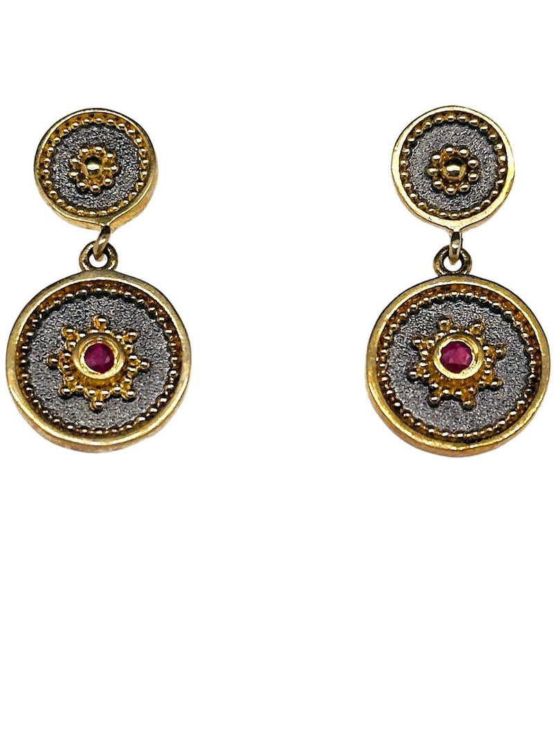 بي تي سي إيلا - حلق فضة مطليه بالذهب (SIL0548) - Image 2