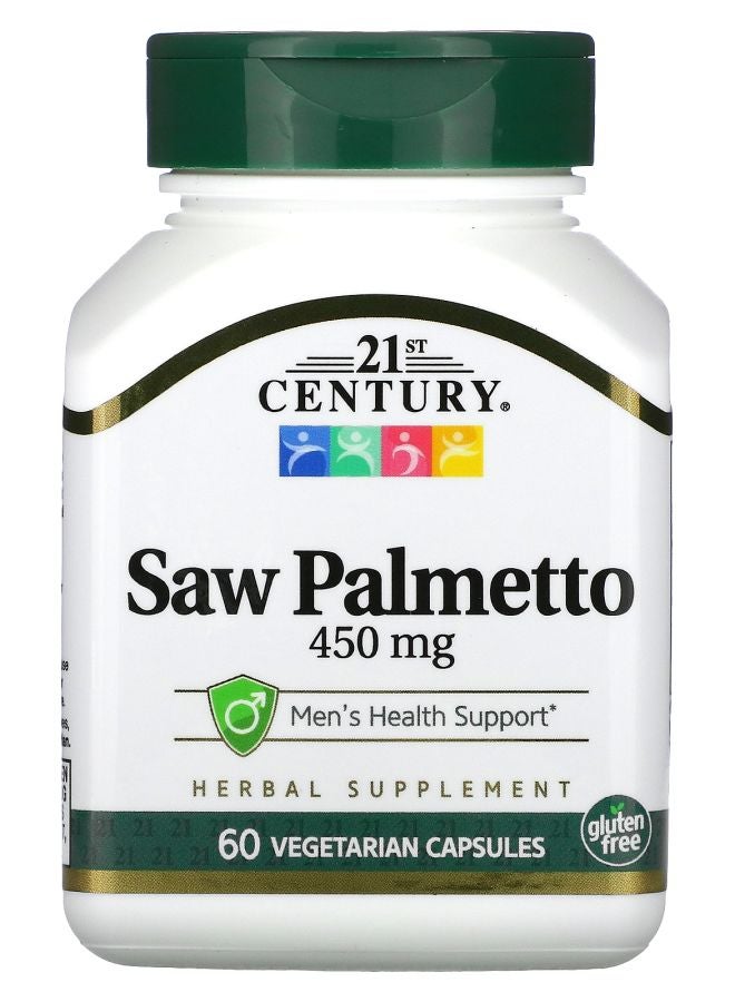 Saw Palmetto 450 mg 60 Vegetarian Capsules