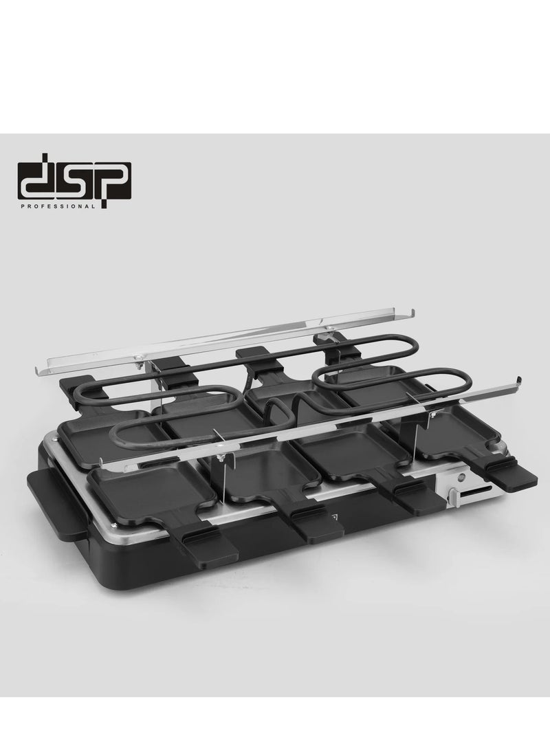 DSP Raclette Grill and Natural Grill Stone and Non-Stick Grill Plate  - Image 3