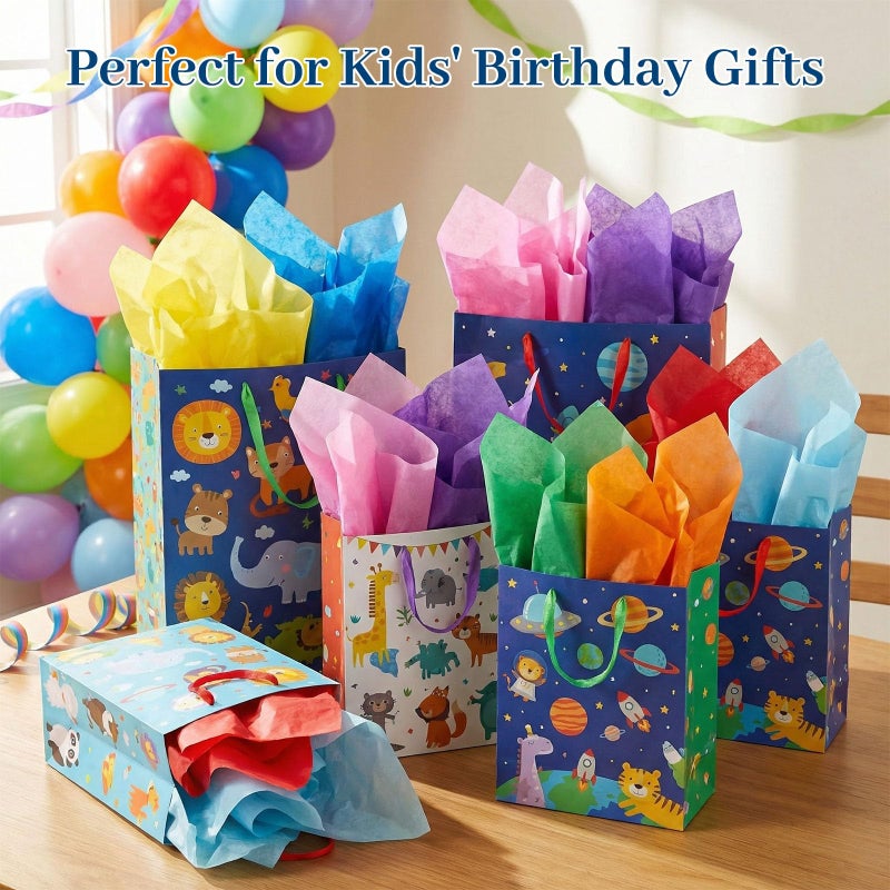 Shindel 330 Sheets Tissue Paper, 14x10 Inch Multicolor Wrapping Tissue Paper for Gift Bags DIY Crafts Birthday Wedding Holidays Decor 20 Colors - Image 2