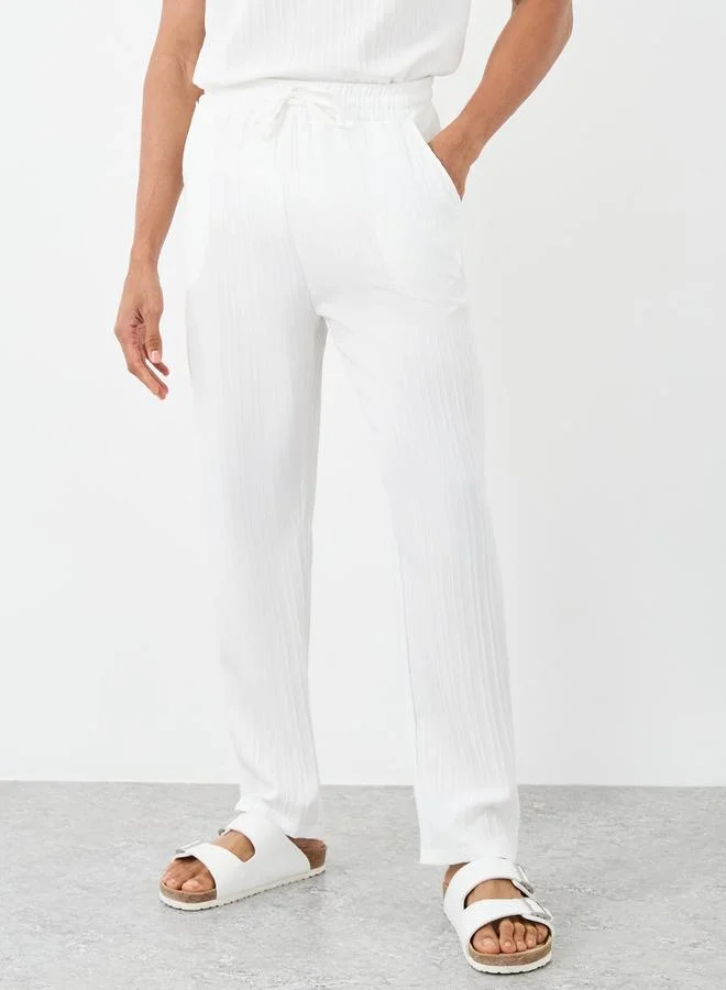 Styli Styli Men Solid Oversized Shirt and Pants Co-Ords