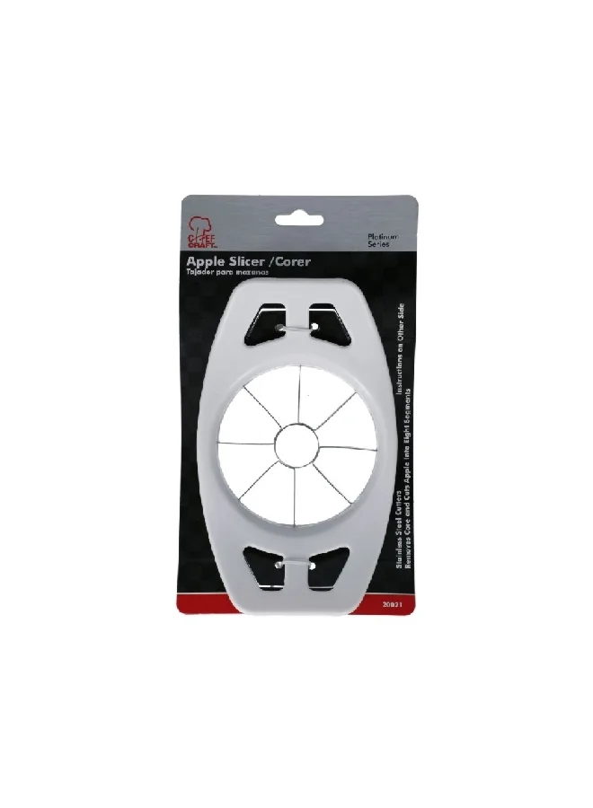Chef Craft Select Easy To Use Stainless Steel Apple Slicer/Corer White And Silver 3.2 X 21.8 X 12.8 Cm 20021