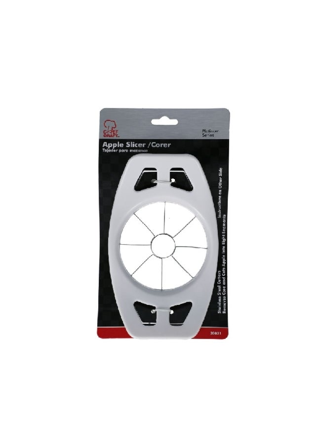 Chef Craft - Select Easy To Use Stainless Steel Apple Slicer/Corer White And Silver 3.2 X 21.8 X 12.8 Cm 20021 - Image 1
