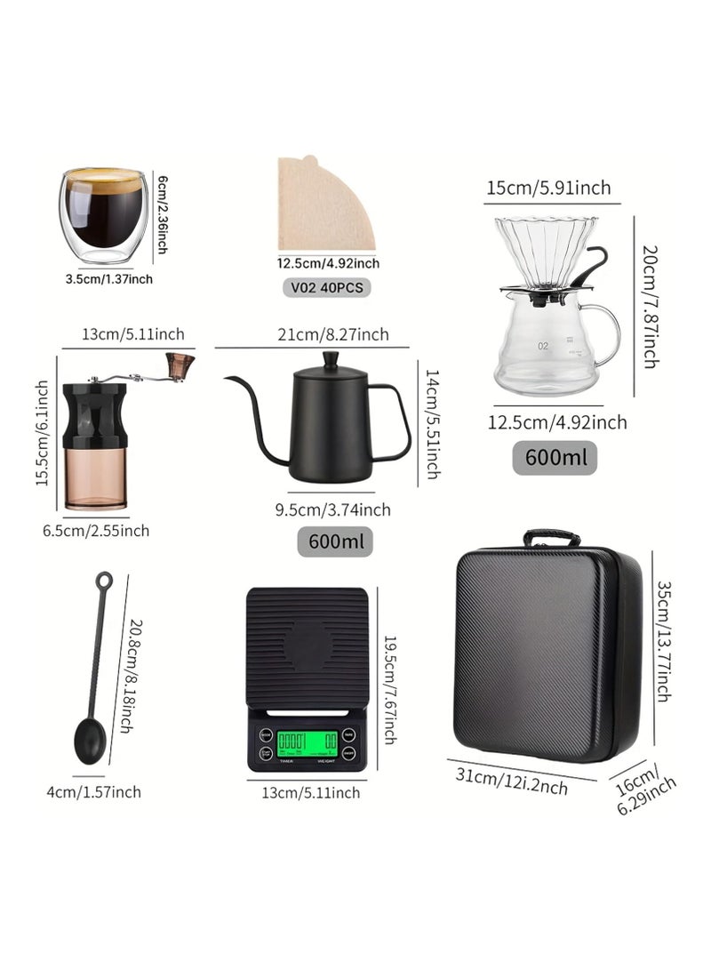 LIMOS V60 Coffee Kit - Complete Pour Over Coffee Maker Set for the Perfect Brew - Image 3