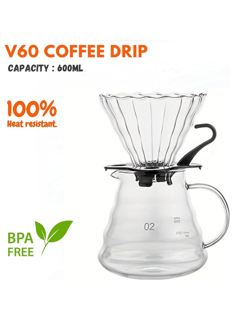 LIMOS V60 Coffee Kit - Complete Pour Over Coffee Maker Set for the Perfect Brew - Image 4