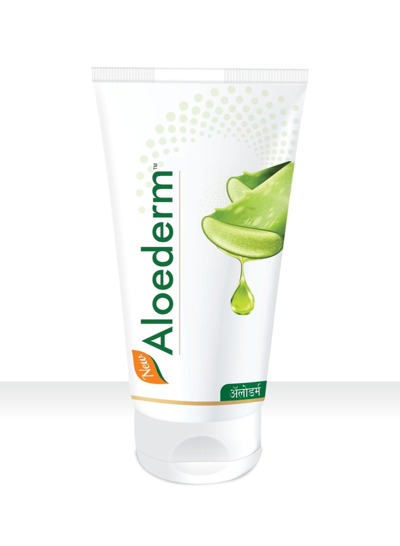 Aloederm Skin Cream for treating Dry Skin|Cold Processed Aloevera | Delays Ageing - 50 gm - Image 2