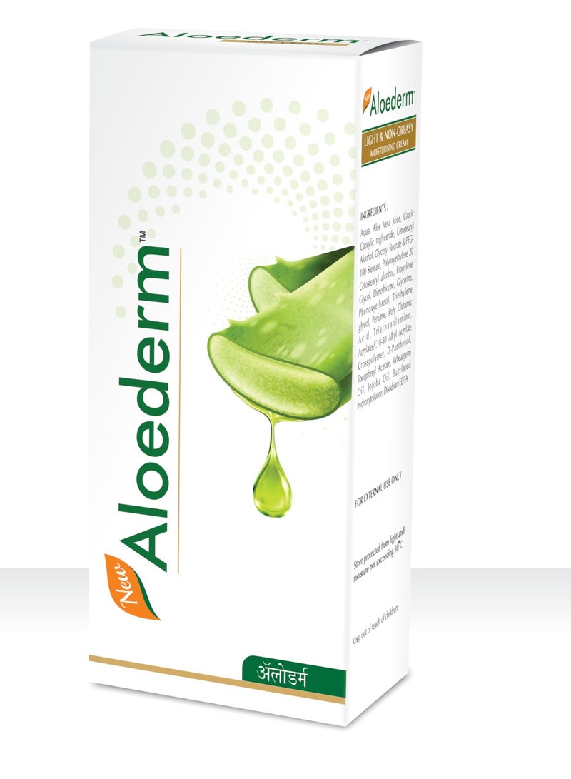 Aloederm Skin Cream for treating Dry Skin|Cold Processed Aloevera | Delays Ageing - 50 gm - Image 4