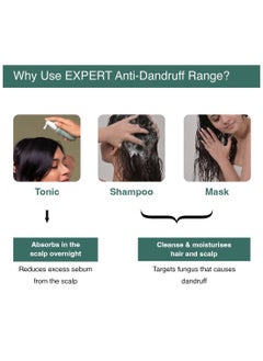 BARE ANATOMY Bare Anatomy Anti Dandruff Shampoo | Reduces Up to 100% Dandruff and Strengthens Hair | Derma Approved Shampoo with Salicylic Acid & Biotin | Shampoo For All Hair types | For Women And Men | 100ml  - Image 4