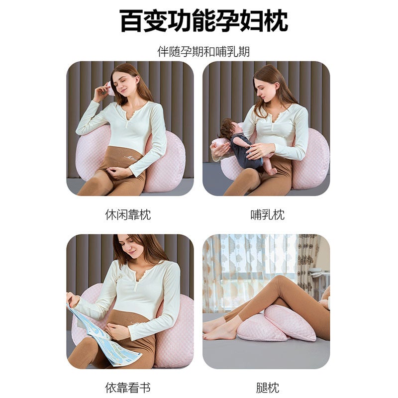 Pregnancy Pillow, Waist-Protecting Side Sleeping Pillow, Abdominal Support Side Sleeping Pillow, Special Pillow For Sleeping During Pregnancy, Pillow - Image 5