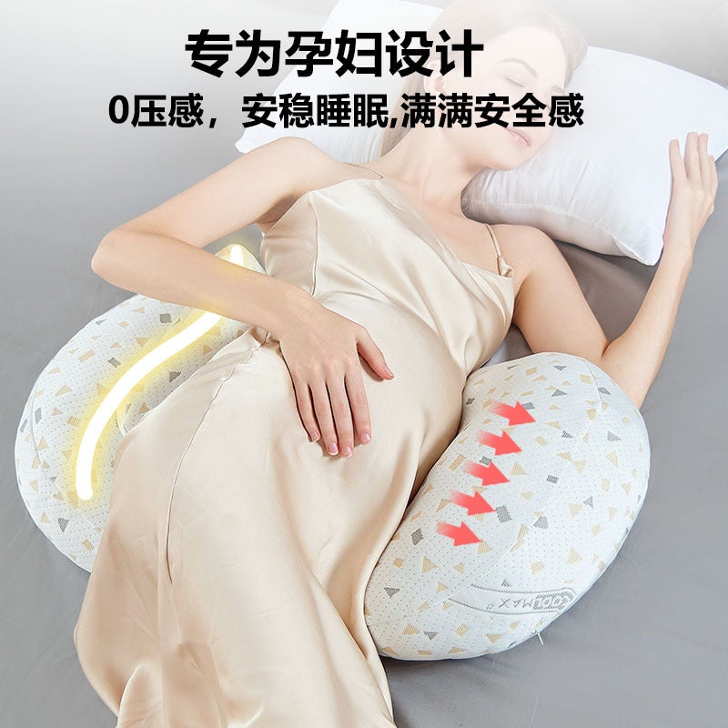 Pregnancy Pillow, Waist-Protecting Side Sleeping Pillow, Abdominal Support Side Sleeping Pillow, Special Pillow For Sleeping During Pregnancy, Pillow - Image 3
