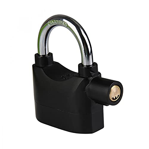 KRySt High Security Alarm Padlock with 110 dB Loud Sound | Weather Resistant Anti-Theft Lock with 3 Keys | Ideal for Home, Gate, Bike, Shed, Garage & Office Security - Image 3