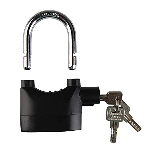 KRySt High Security Alarm Padlock with 110 dB Loud Sound | Weather Resistant Anti-Theft Lock with 3 Keys | Ideal for Home, Gate, Bike, Shed, Garage & Office Security - Image 4