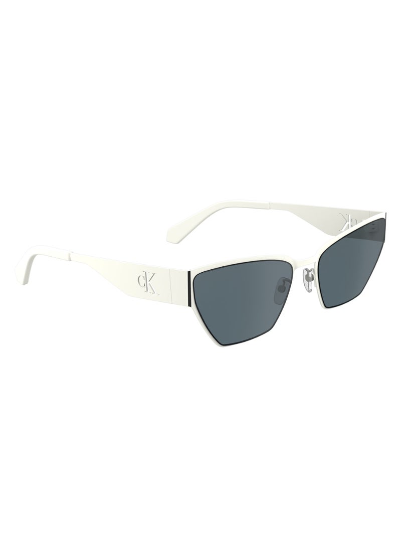 FULL RIM METAL METAL CALVIN KLEIN JEANS SUN CKJ24207S 5818 (100) IVORY