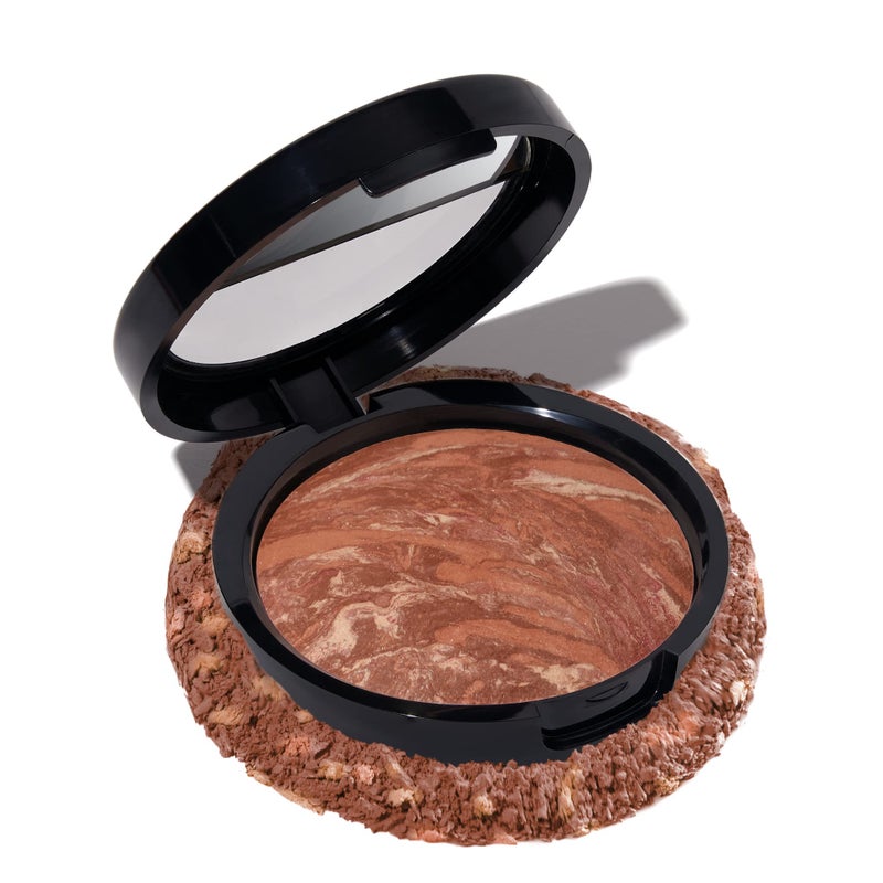 LAURA GELLER NEW YORK Baked Bronze-N-Brighten Bronzer Powder - Deep - Natural Bronze Glow - Image 1
