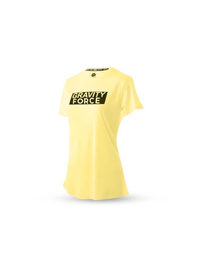 گریوِٹی فورس تيشيرت تدريب نسائي ضاغط من جرافيتي فورس – سريع الجفاف، قابل للتنفس ومريح للرياضة والجيم - Image 1