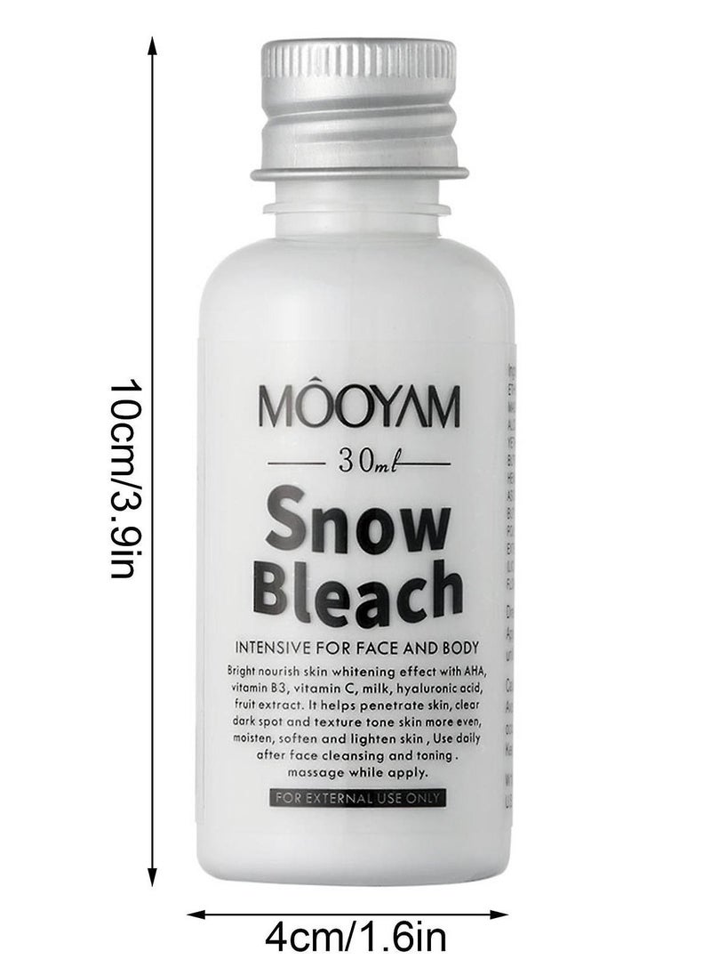 MOOYAM - Snow Bleach Cream for Private Part Underarm Whitening Dark Spot Corrector Cream Face and Body Skin Lightening Bleaching Cream for Intimate Areas Brightening 30ml - Image 1