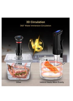 INKBIRD Inkbird ISV-100W Sous Vide WiFi Precision Cooker Precision Cooker Immersion Circulator, Temperature Time and Touch Control Sous Vide Machine 1000 Watts  - Image 3
