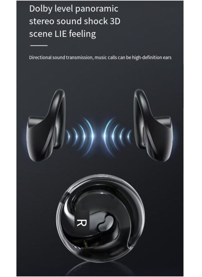 General Small Coconut Ball Bluetooth Headphones Translation Wireless Ear-hook Ultra-long Battery Life Noise Reduction Language Translation Earplugs  - Image 3