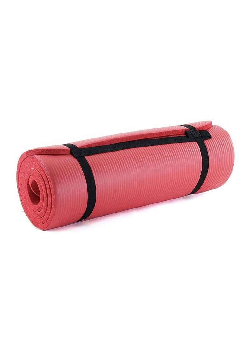 Generic Extra Thick Exercise Yoga Mat with Carrying Strap  - Image 1