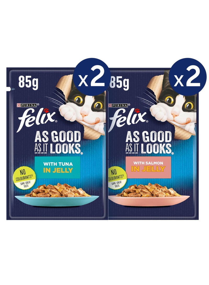 Felix Tuna In Jelly And Salmon In Jelly - Image 2