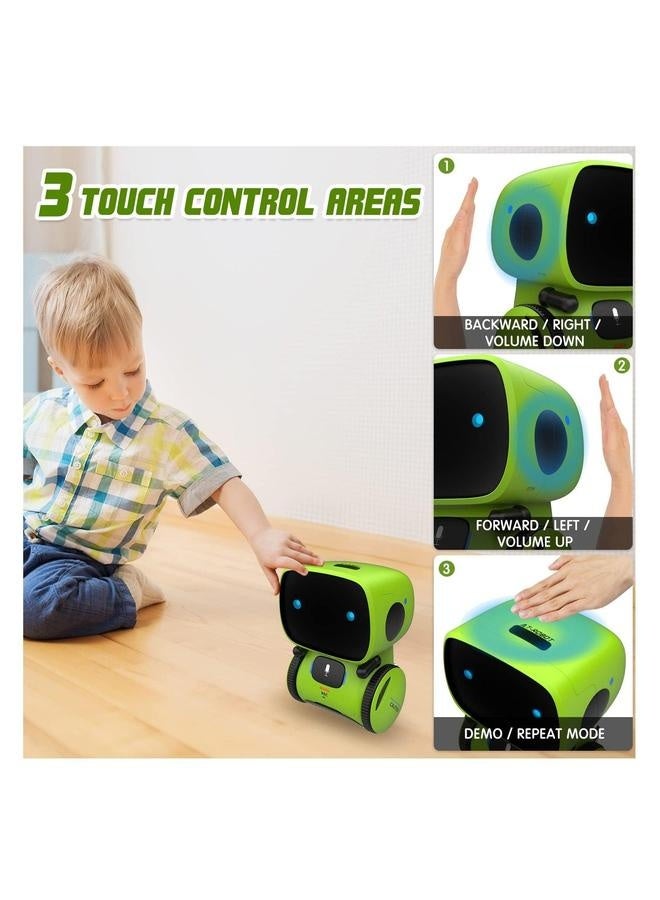 Kids Smart Robot Toys, Children Interactive Intelligent with Voice Controlled Touch Sensor, Singing, Dancing, Recording, Repeat, Birthday, Gifts for Boys and Girls Ages 3-9 Years - Image 3