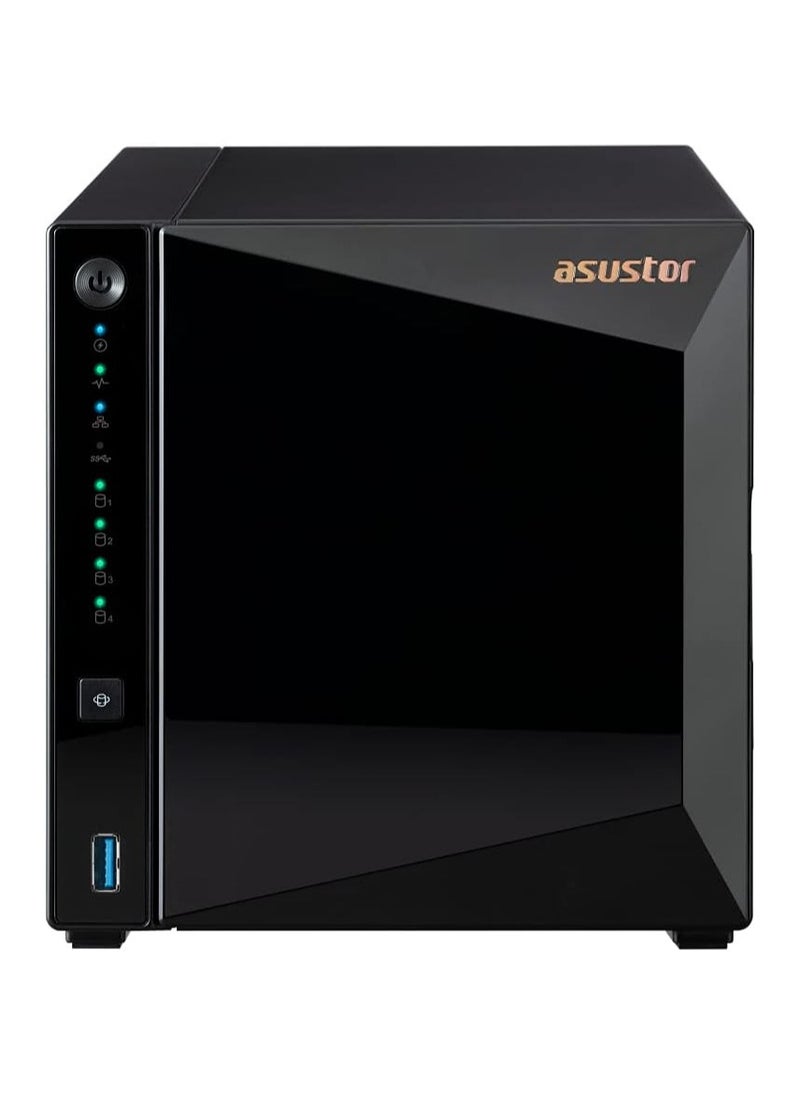 asustor - Drivestor 4 Pro AS3304T - 4 Bay NAS, 1.4GHz Quad Core, 2.5GbE Port, 2GB RAM DDR4, Network Attached Storage (Diskless) - Image 1