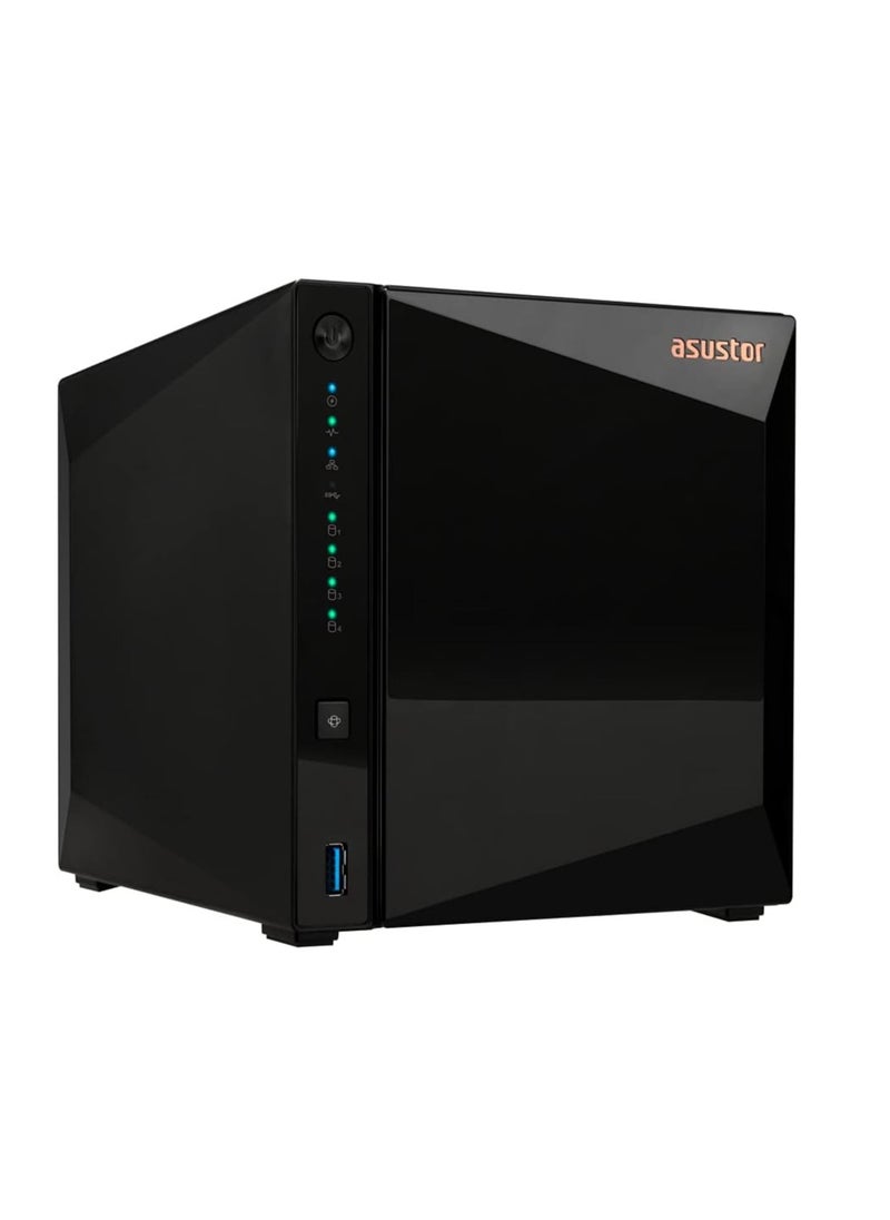asustor - Drivestor 4 Pro AS3304T - 4 Bay NAS, 1.4GHz Quad Core, 2.5GbE Port, 2GB RAM DDR4, Network Attached Storage (Diskless) - Image 1