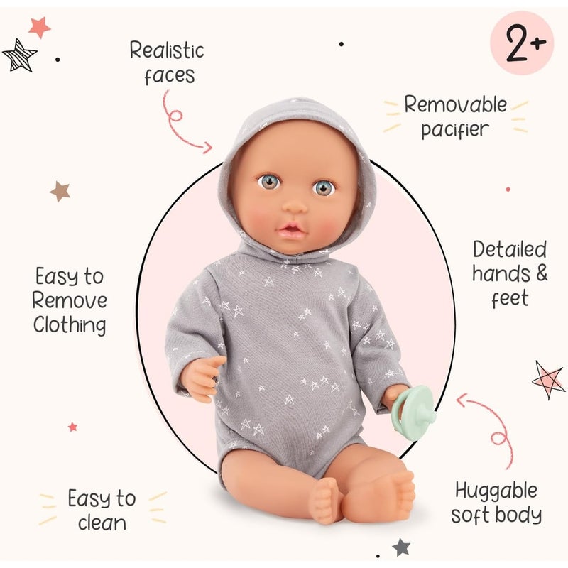 لولا بيبي دمية طفل 14بوصة مع بيجامة مرصعة بالنجوم - LBY7263Z - Image 3
