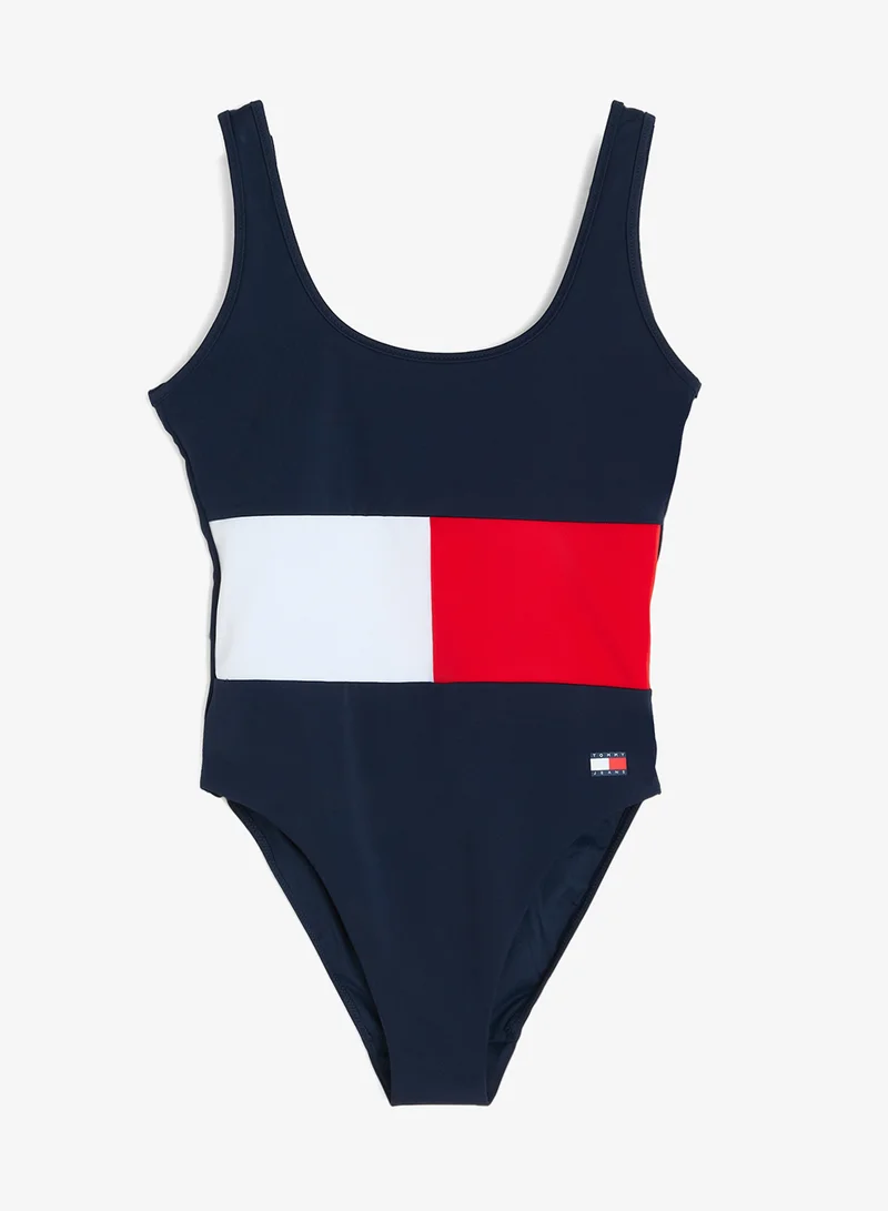 TOMMY HILFIGER Colour Block Flag Swimsuit