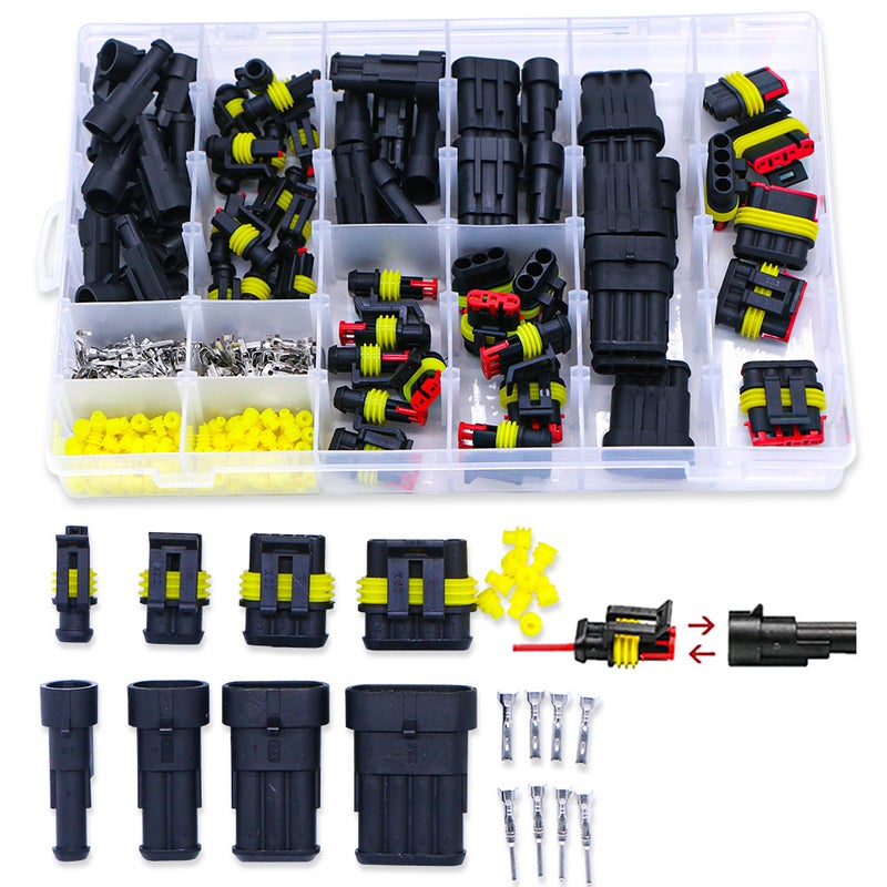 Generic 708pcs Waterproof Automotive Connector Kit 408pcs 