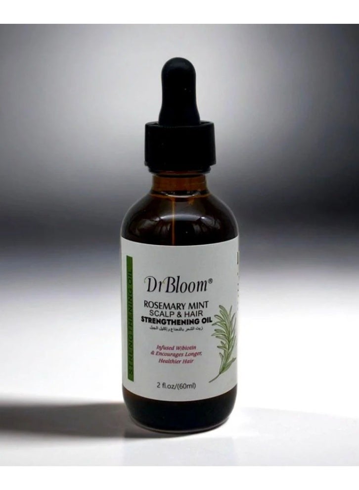 زيت سيروم للشعر بالنعناع واكليل الجبل DR BLOOM