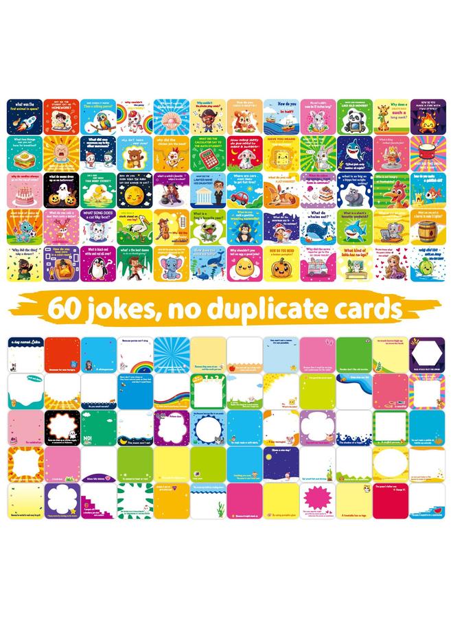 Bluejw New Q & A Card 60 Students Cute Encouragement Card Notes Can Be Written Cartoon Lunch Card - Image 4