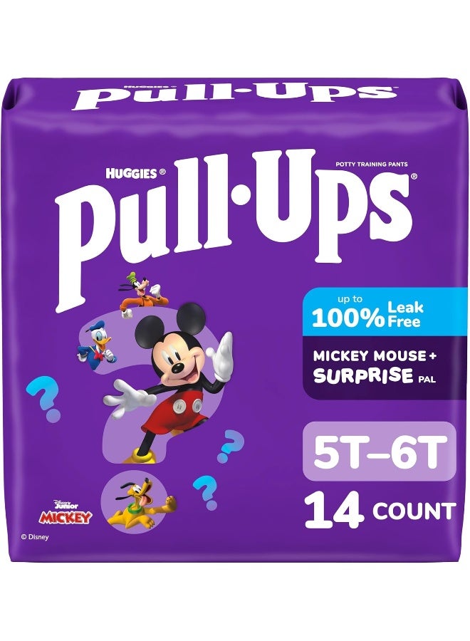Pull-Ups Boys' Potty Training Pants, 5T-6T (46+ lbs), 14 Count - Image 1
