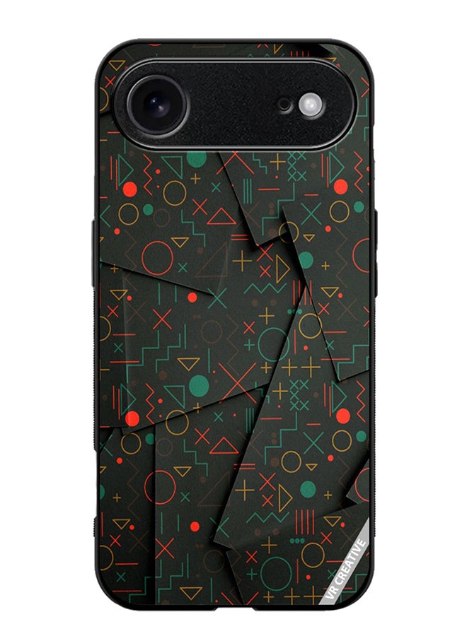 Protective Case Cover For Apple iPhone 17 Air Geometric Circles Design Multicolour