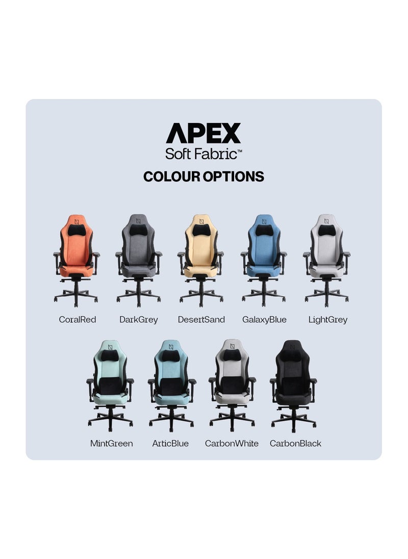 NAVODESK APEX Chair Premium Ergonomic Gaming Chair with Memory Foam Pillows Magnetic Headrest and Integrated Lumbar Support By NAVO MINT GREEN  - Image 5