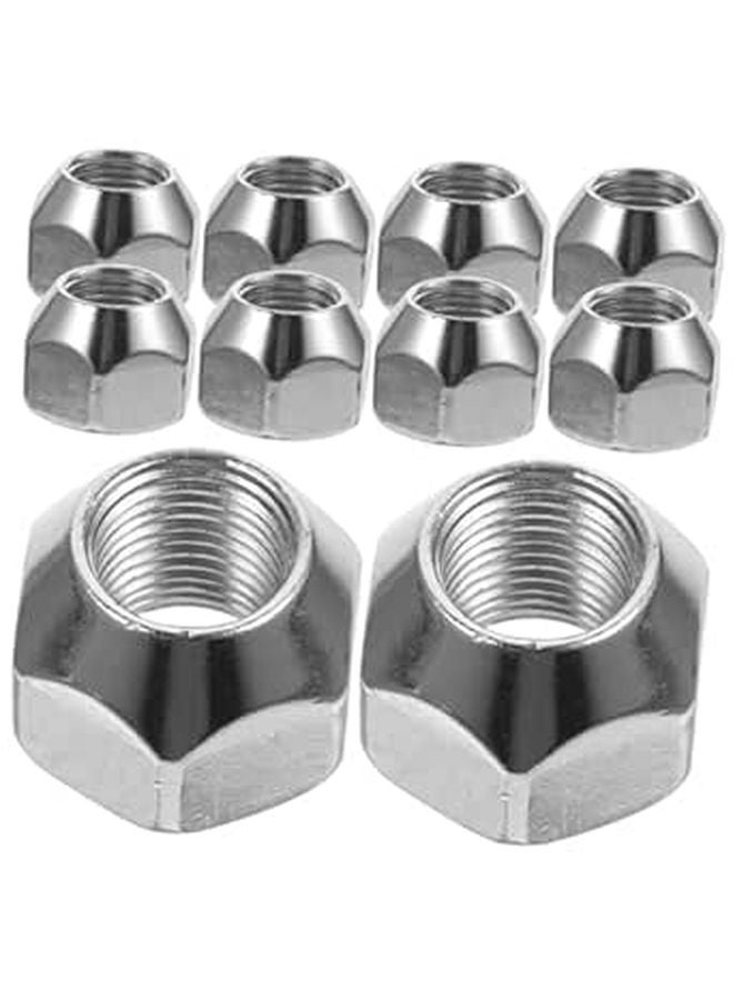 10Pcs 1 2 20 Trailer Lug Nuts For Truck Camper Wheel Tire Accessories - Image 1