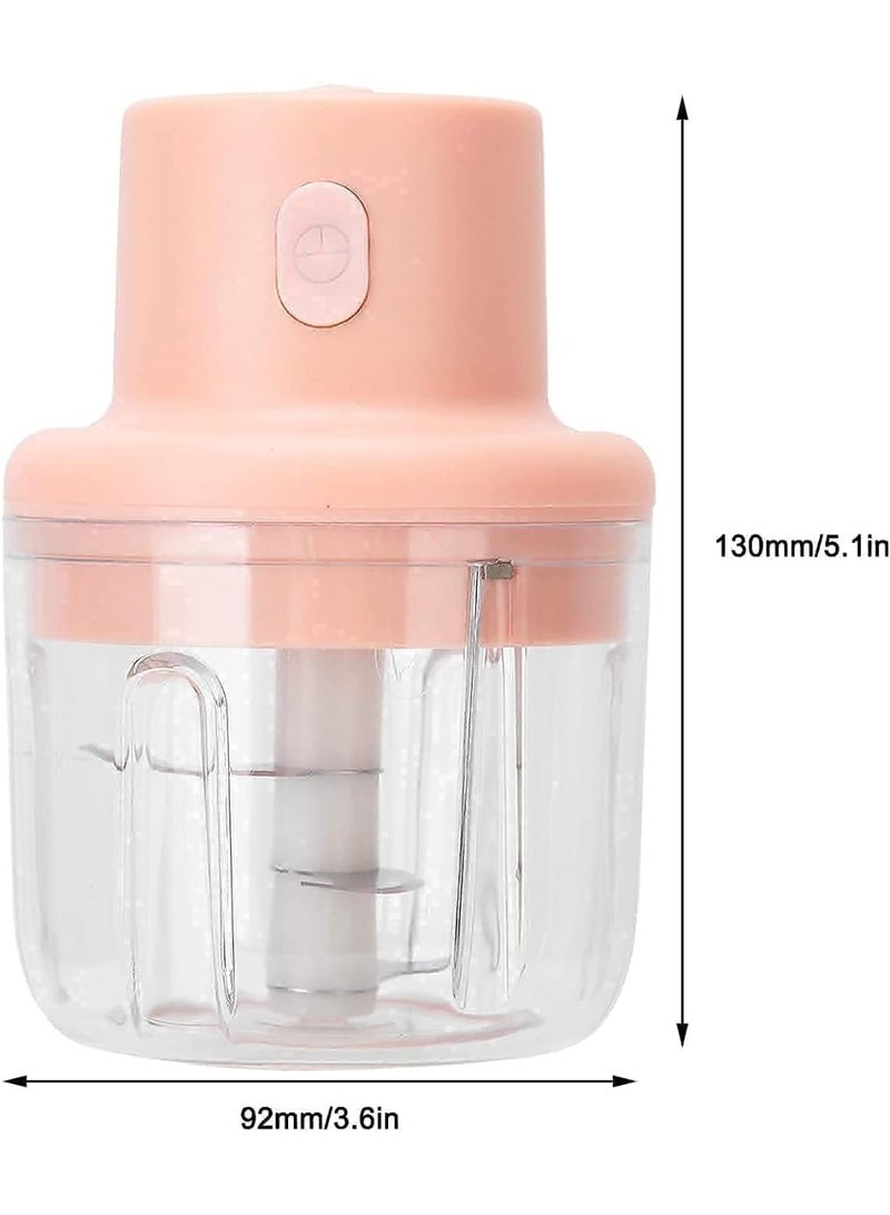 Electricals Mini Garlic Chopper Vegetable Fruits Onion Cutter Machine for Kitchen | Electric Blinder Grinder Machine for Home with USB Charging Cable - Image 5
