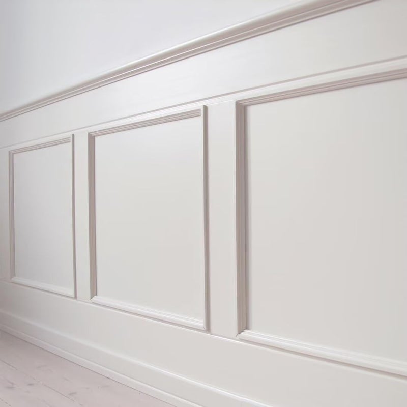 Hungbak Peel and Stick Chair Rail Panel Molding Finish Trim for Home Decoration & Wall Protection (Paintable White, 3m x 2.3cm) - Image 5