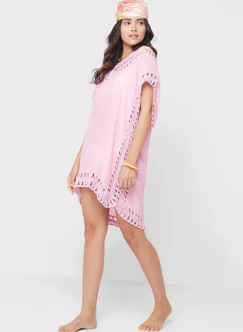 Ginger Crochet Eyelet Cover Up