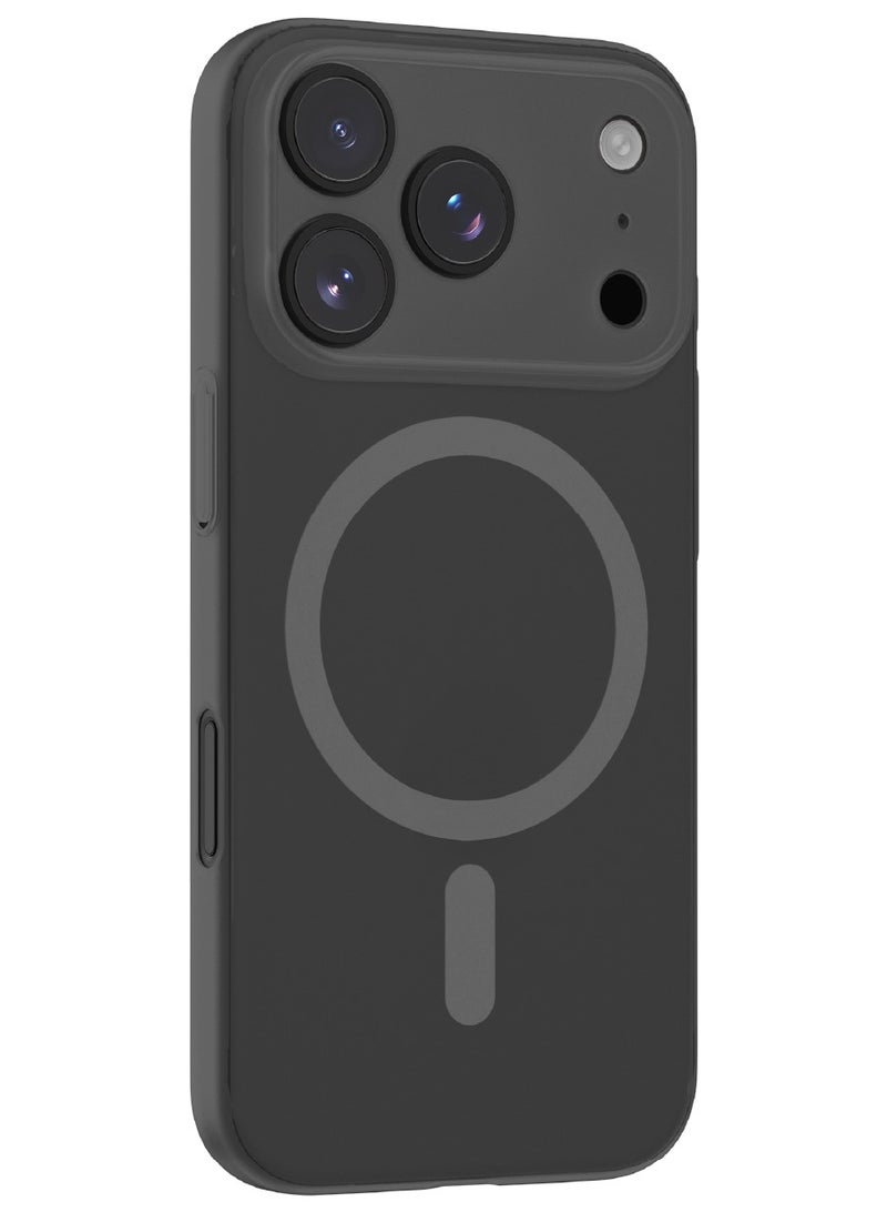 Momax حافظة CaseForm Lite [فائقة النحافة وخفيفة الوزن] لجهاز iPhone 17 Pro MAX (2025) متوافقة مع MagSafe - سوداء - Image 1