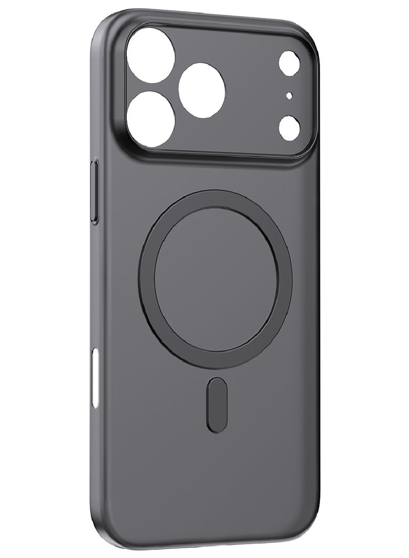 Momax حافظة CaseForm Lite [فائقة النحافة وخفيفة الوزن] لجهاز iPhone 17 Pro MAX (2025) متوافقة مع MagSafe - سوداء - Image 3