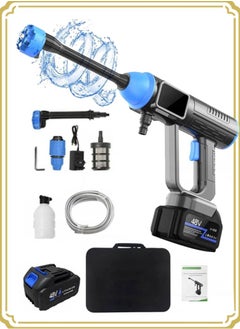 APEX 50Bar Cordless Pressure Washer - 15000mAh Brushless Portable Power Cleaner for Car Washing & Garden Cleaning  - Image 1