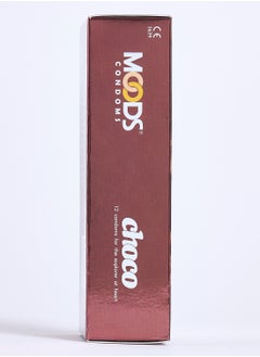Moods Chocolate Condoms 12's Made With Natural Rubber Latex  - Image 3