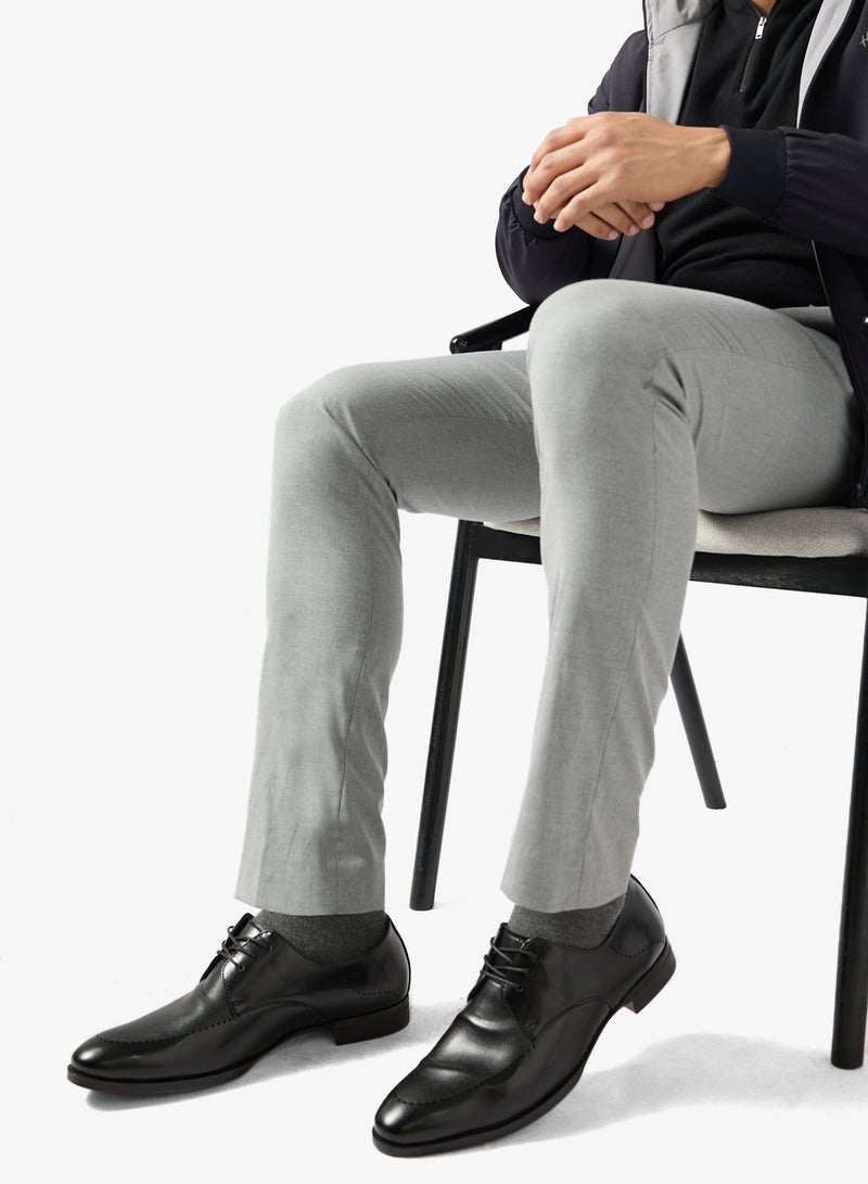 Robert Wood Brogue Detail Formal Lace Ups - Image 5